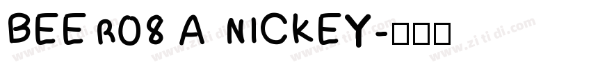 BEER08 A NICKEY字体转换